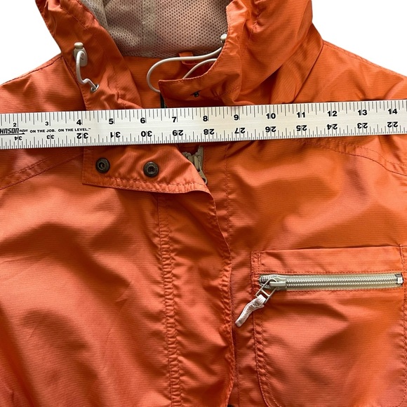 Eddie Bauer hooded Utility orange coat jacket Outerwear women’s size S - Picture 12 of 14